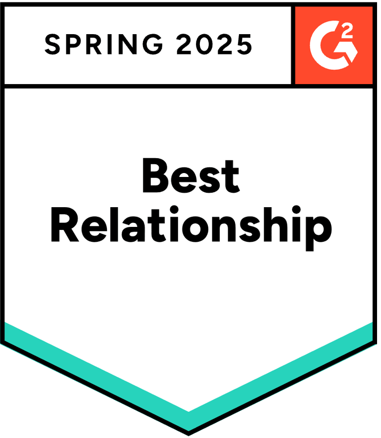 G2 best relationship badge