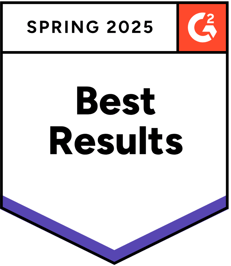 G2 Best Results badge