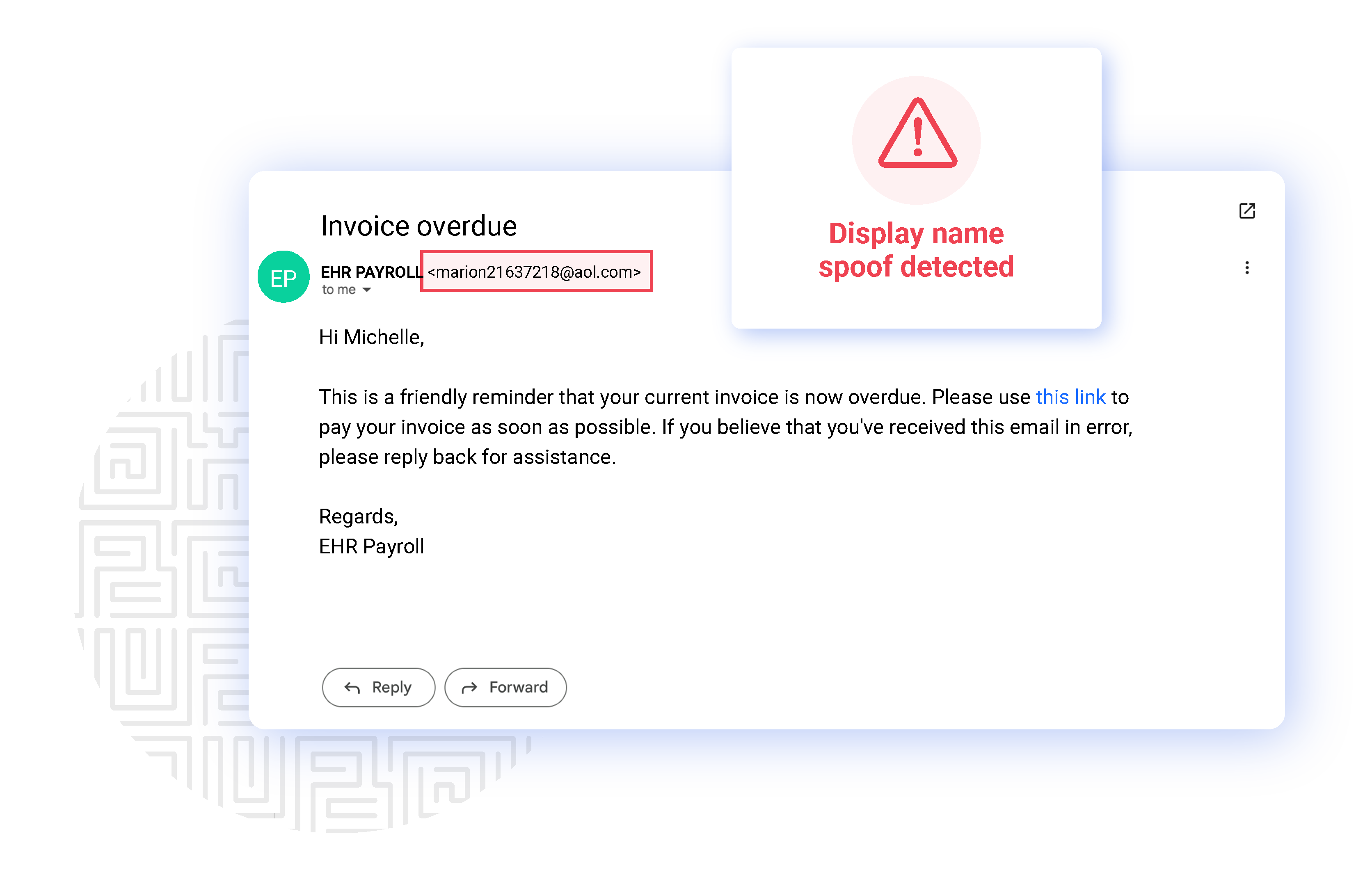 Product creative of ExecProtect